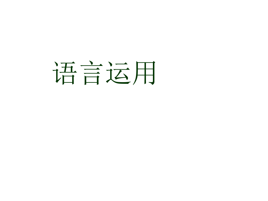 2010届中考语文语言运用_第3页