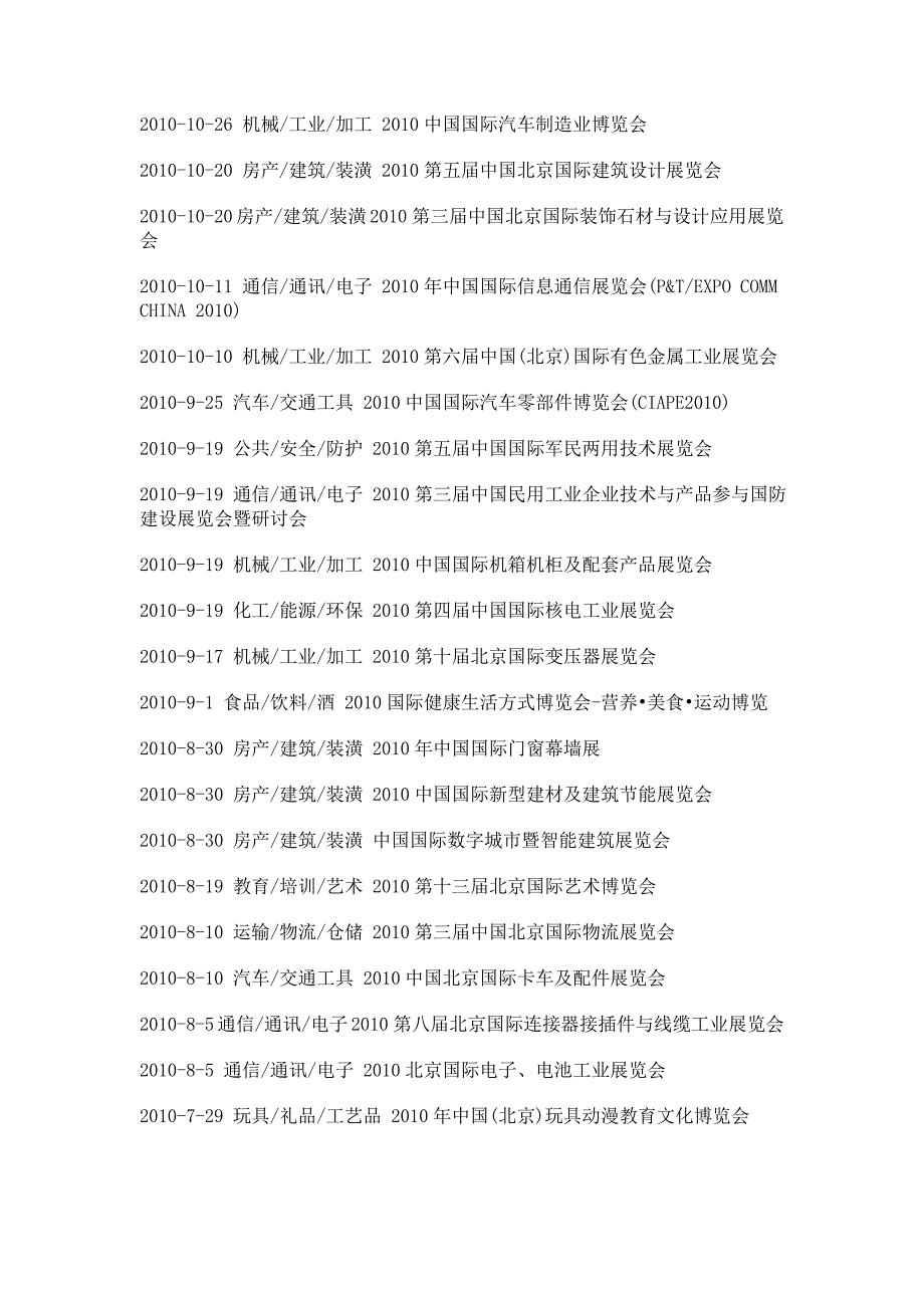 2010年北京展会信息_第2页