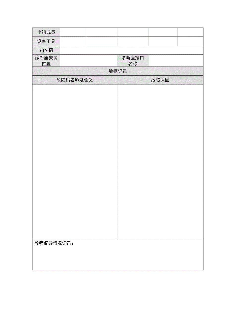 任务工单（项目六）《汽车发动机电控系统诊断与修复》_第2页