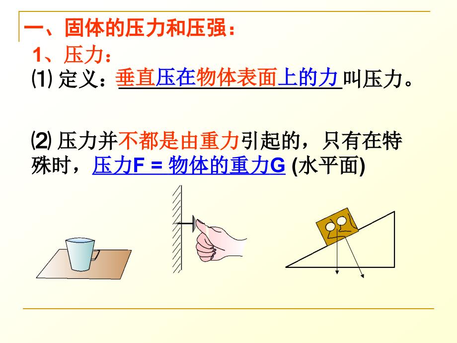 中考物理复习课件：压强和浮力(一)_第4页