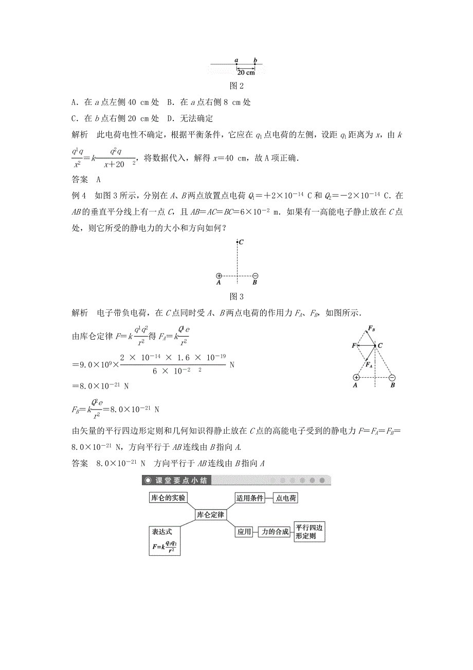 【教案】粤教版高中物理选修（3-1）1.2《探究静电力》导学案_第4页