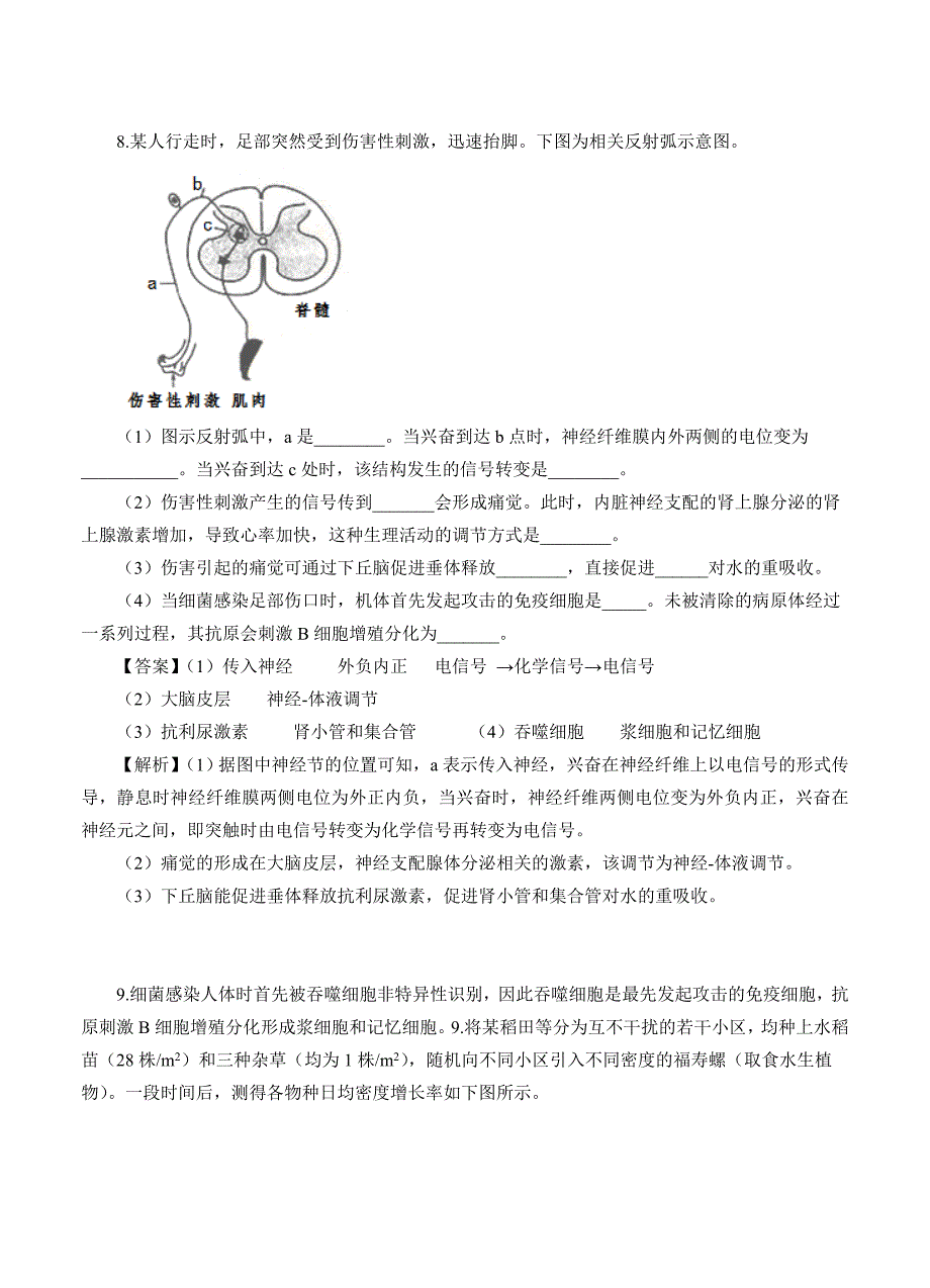 2014年四川高考理综生物试卷（WORD版）_第4页