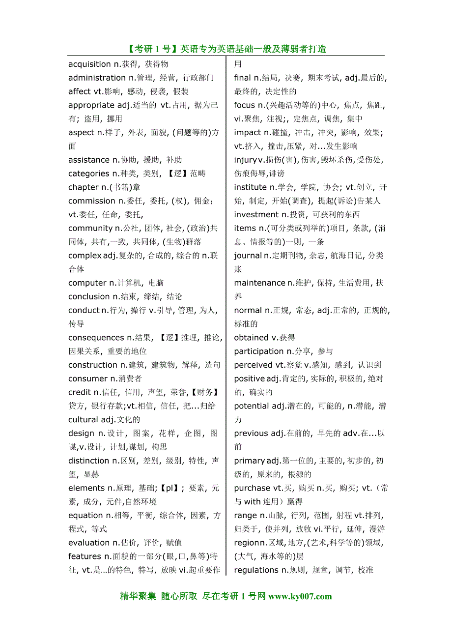 考研英语600个完型重点词汇_第4页