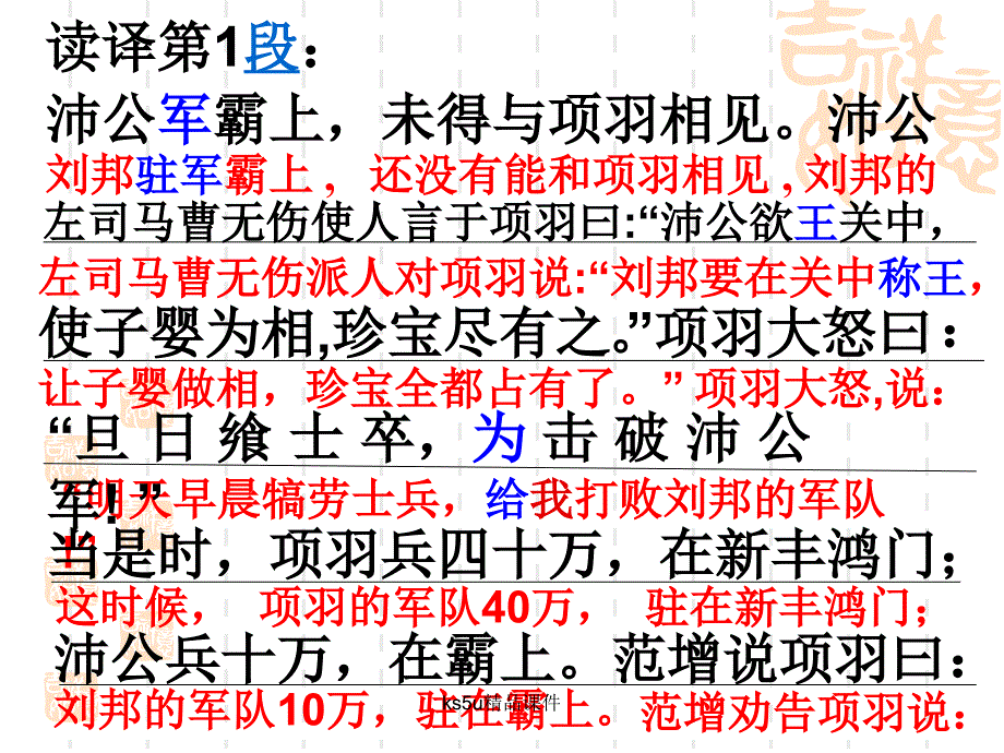 鸿门宴复习课件_第4页