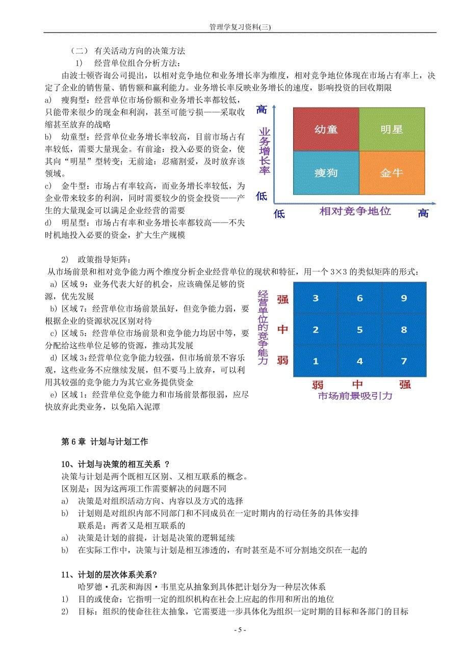 管理学复习资料(三)_第5页