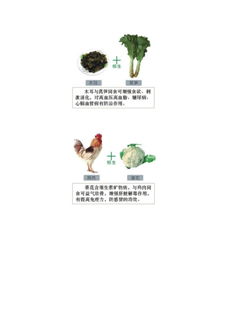 食物相生相克一览表,建议你一定收藏,千百万人都在寻找_第5页