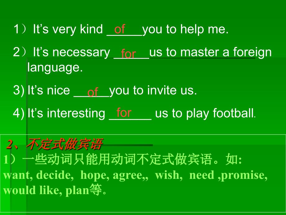 九年级英语中考复习专题——非谓语动词课件仁爱版_第4页