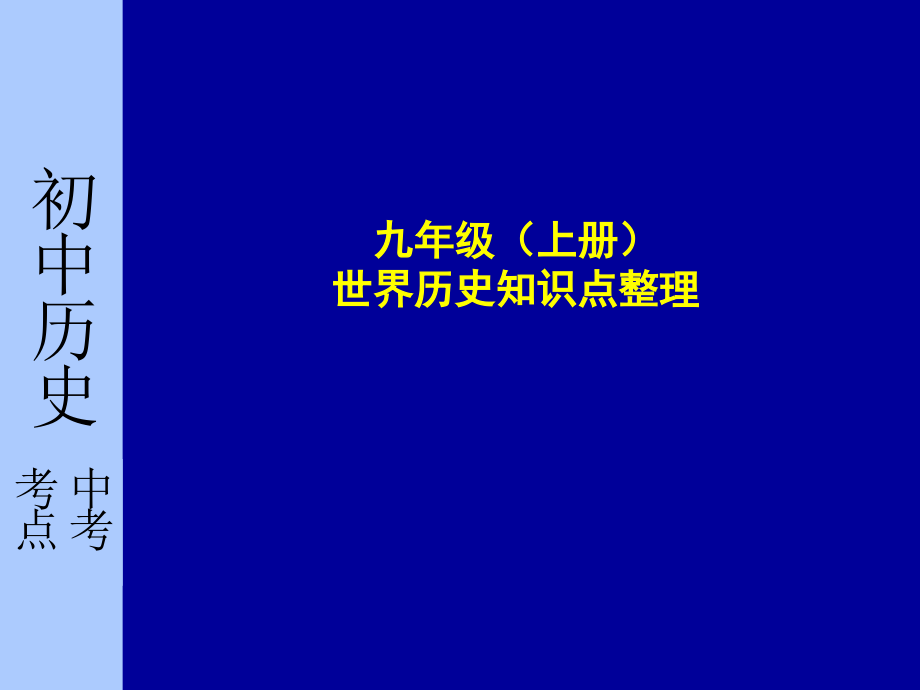 九年级历史知识点    新2_第1页