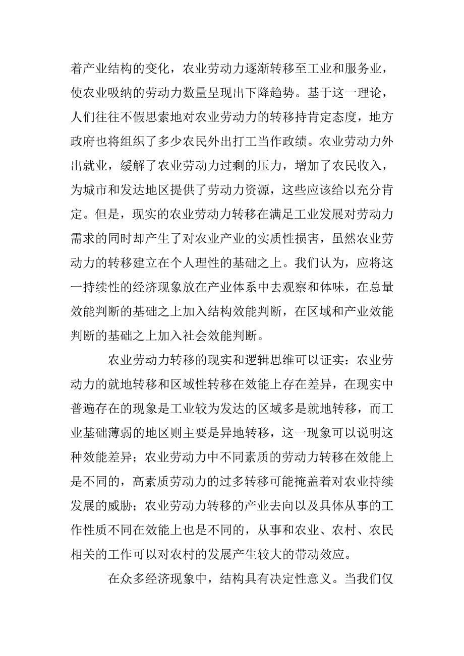 农业规模经营研究论文 _第5页