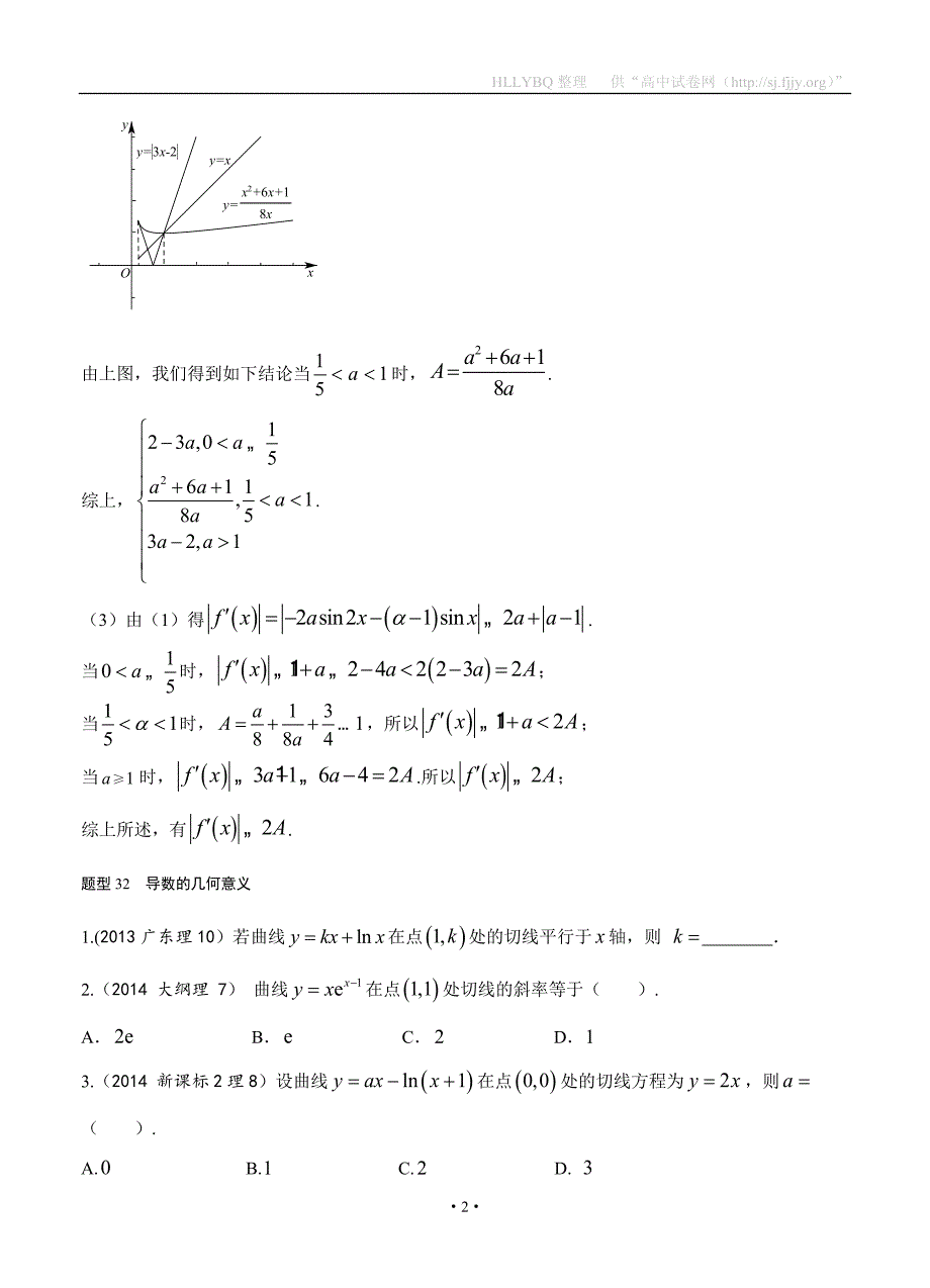 第3章导数与定积分-1 导数的概念与运算（理科）_第2页