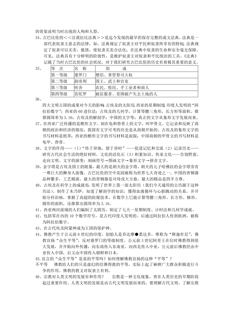 八年级上册历史与社会知识要点_第4页