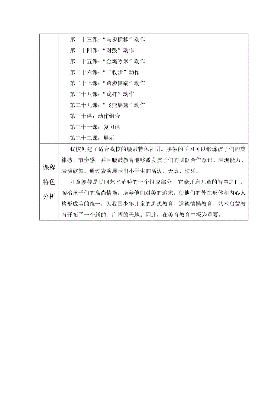 腰鼓课程实施纲要(王珊珊)_第3页