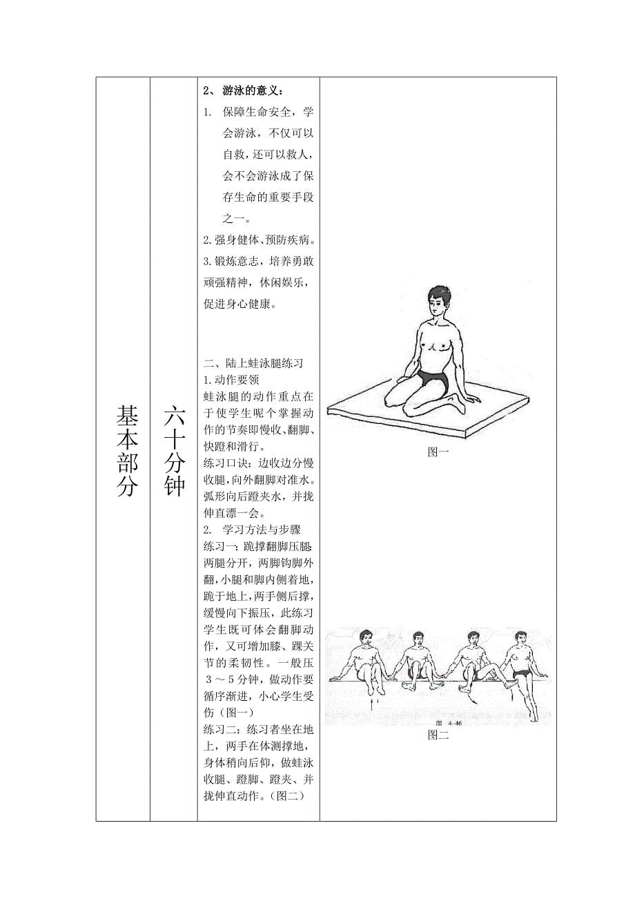 蛙泳普修课教案_第3页