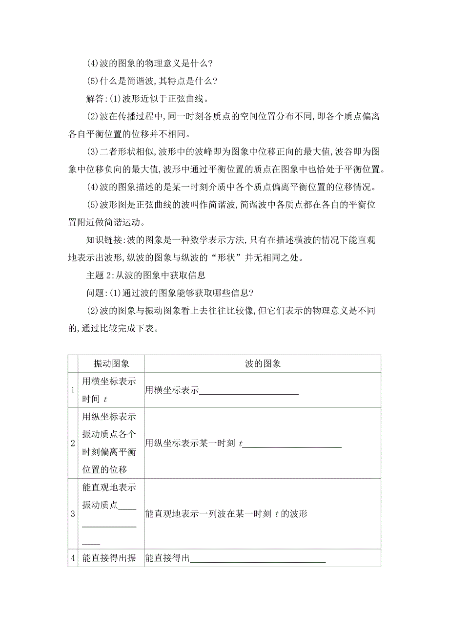 2016年人教版高中选修3-4物理：12.2《波的图象》精品教案含答案解析_第3页