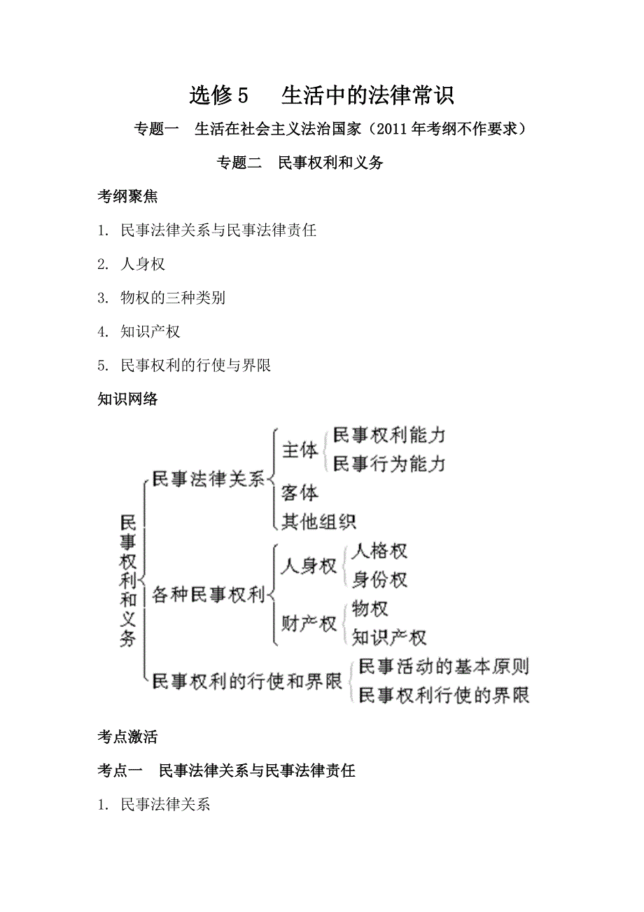 人教版2013年高考政治专题调研导学复习教案20_第1页