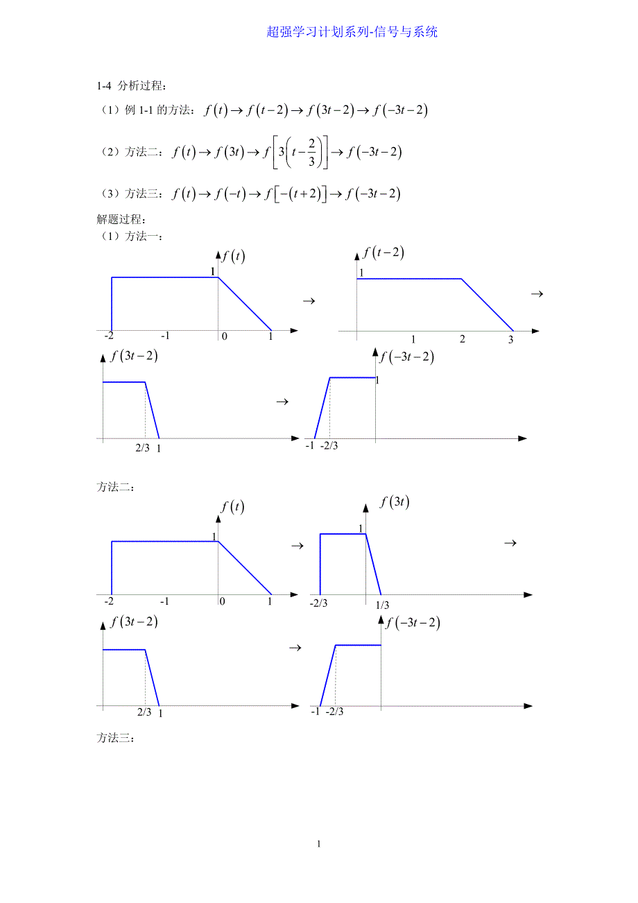 信号与系统课后习题解答(1)_第1页
