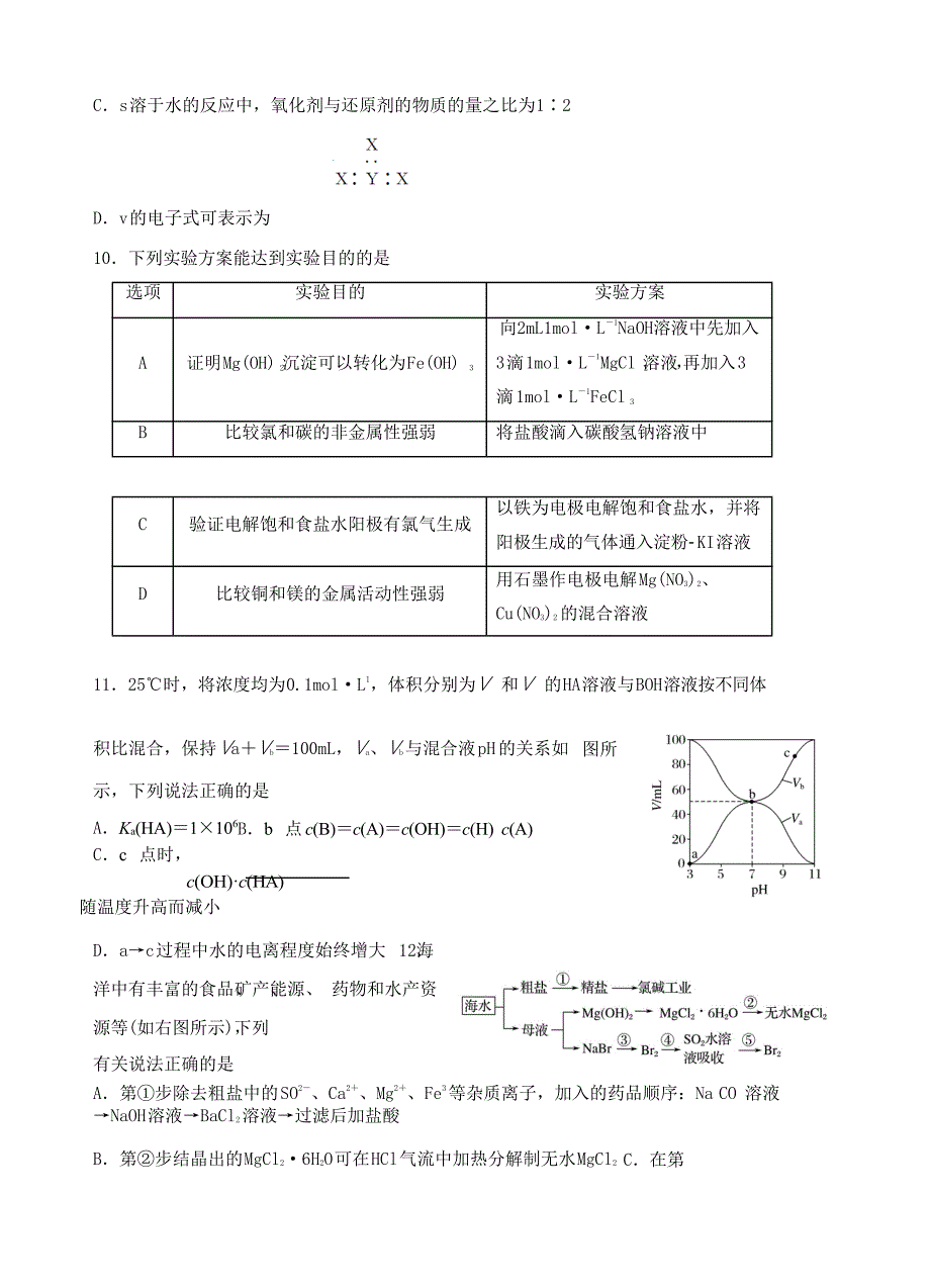 四川省成都七中2018届高三上学期期末考试 理综化学_第2页