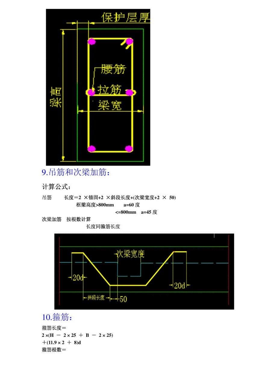 钢筋的手工计算(梁板柱计算)_第5页