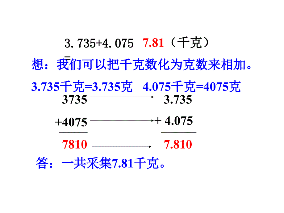 人教版小学三年级数学小数的加、减法_第2页