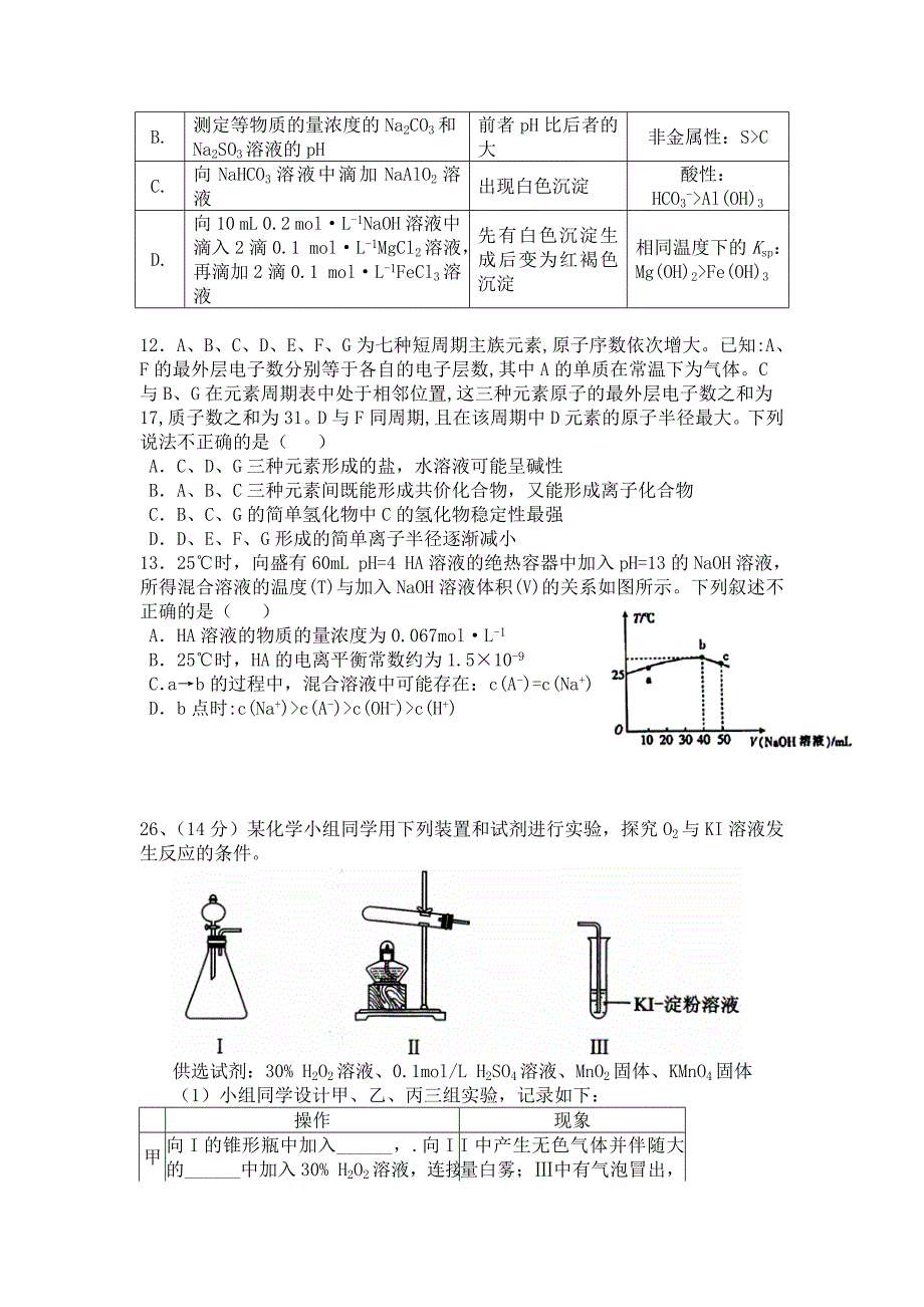 安徽省六校教育研究会2018届高三第二次联考理综化学试题 Word版含答案_第2页