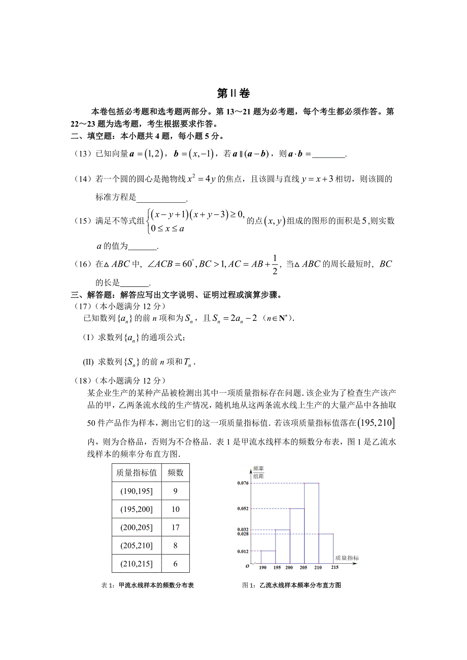 2017年广州市普通高中毕业班综合测试（一）文科数学_第3页