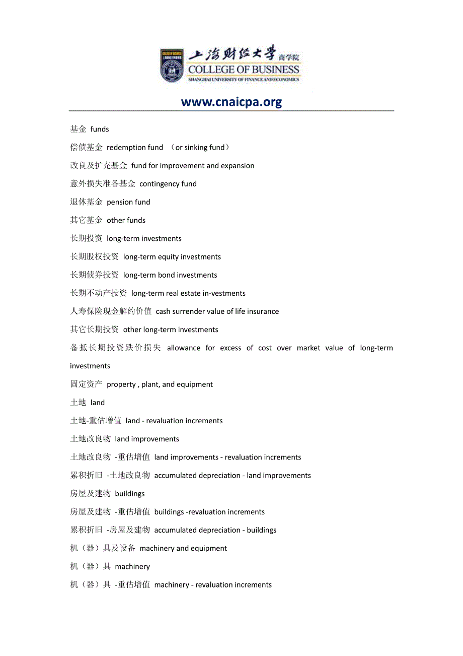 会计中英文词汇大全_第4页