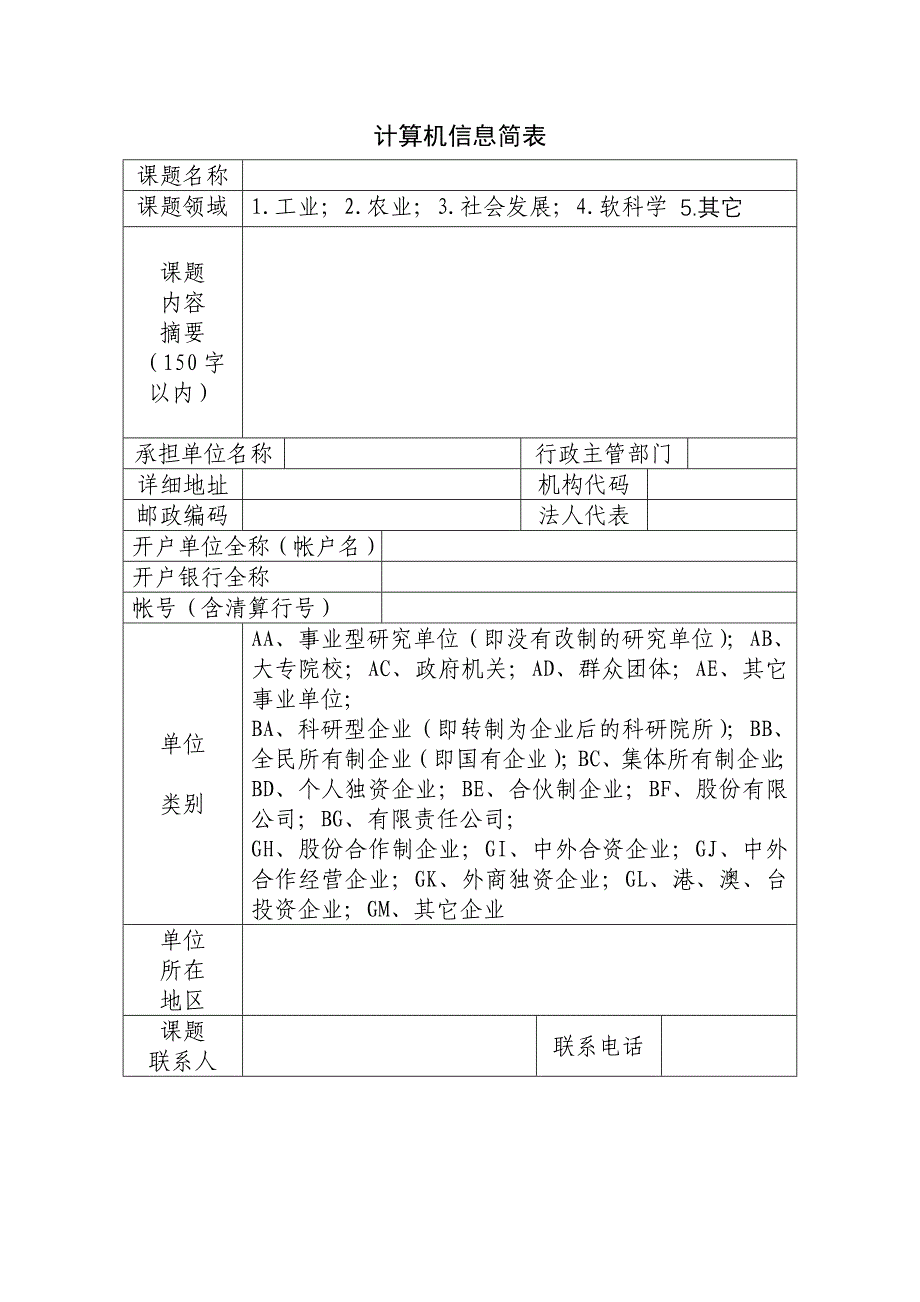 科技攻关计划课题申请书_第2页