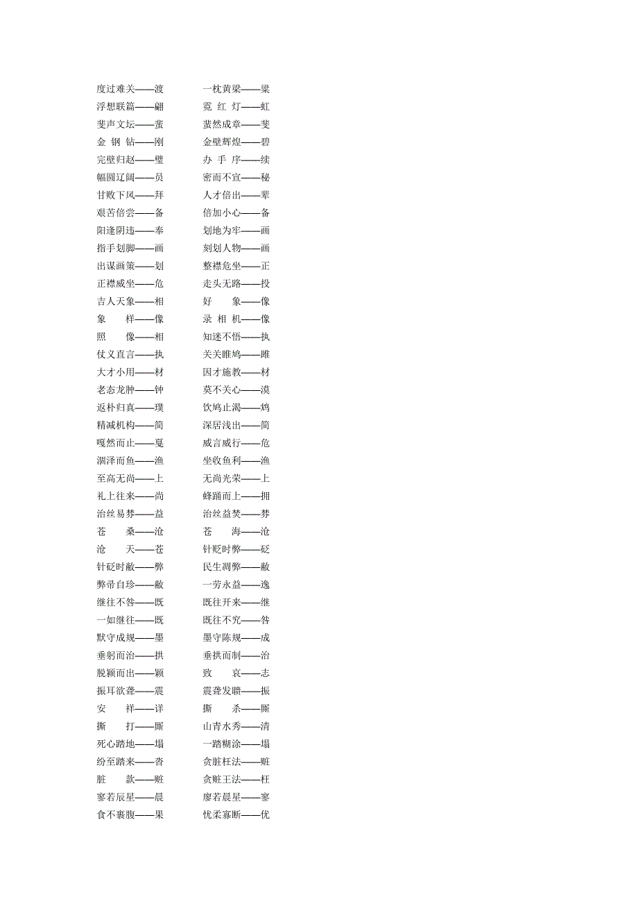 高考字形高频字范围_第4页