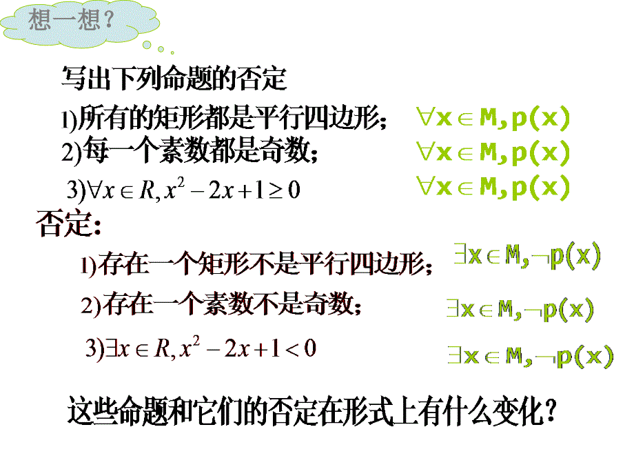 《全称量词与存在量词》ppt课件_第2页