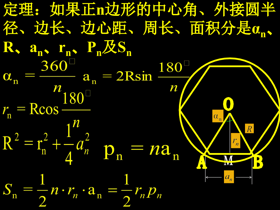 数学：24.4《正多边形的有关计算》课件(北京课改版九年级下)_第3页