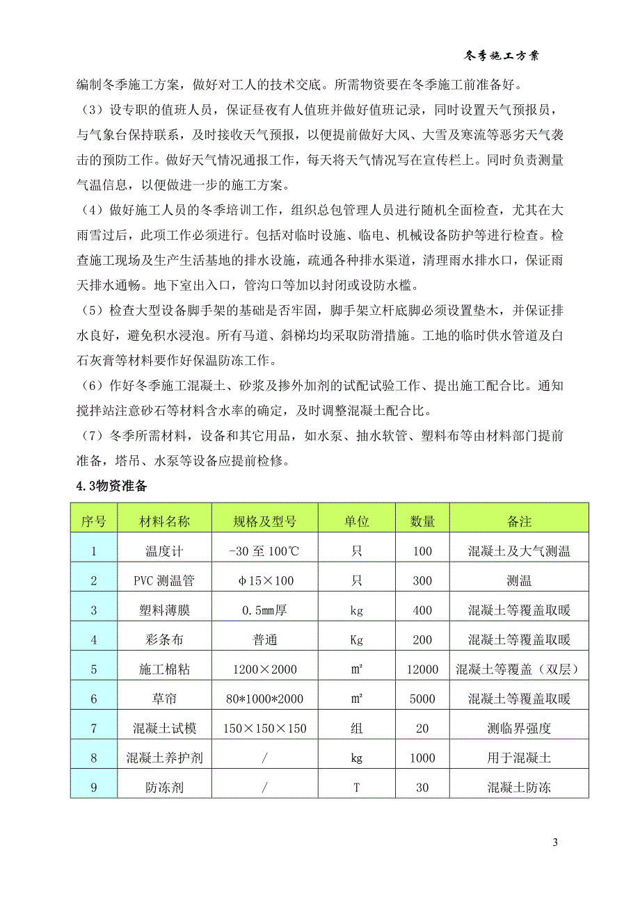 建筑工程冬季施工方案参考_第4页