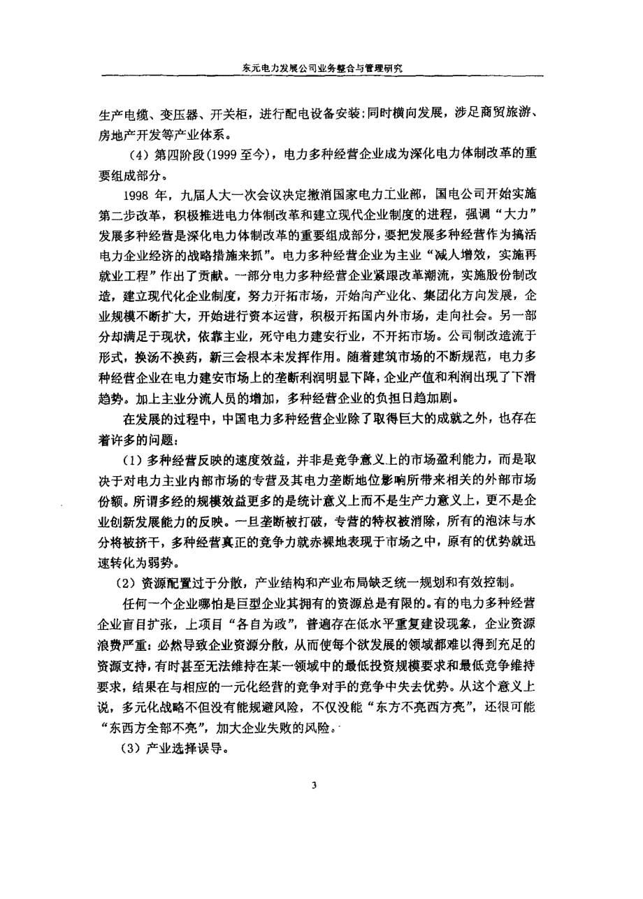 东元电力发展公司业务整合与管理研究_第5页