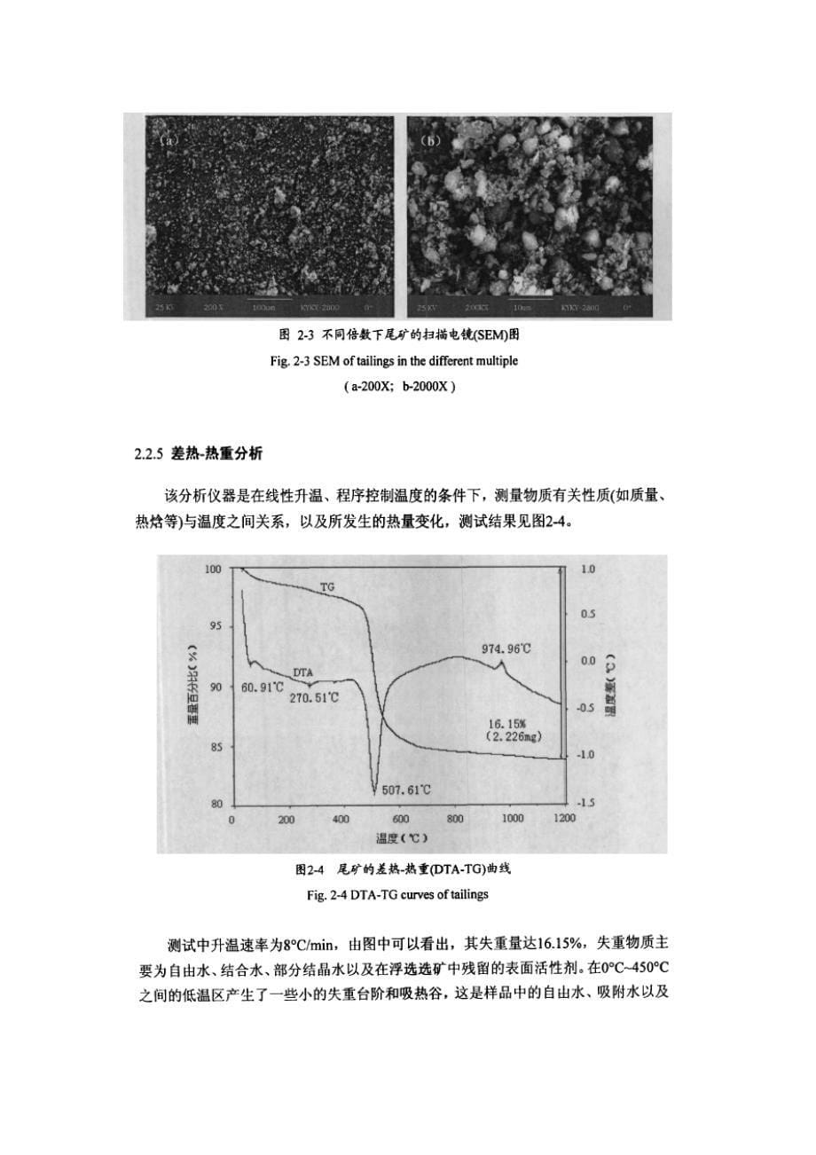 铝土矿选矿尾矿特性_第5页