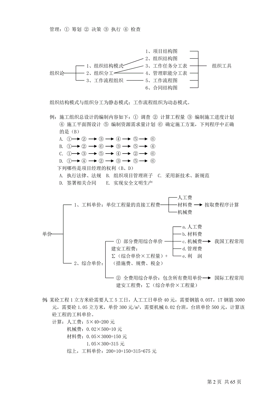 二级建造师工程管理培训资料_第2页