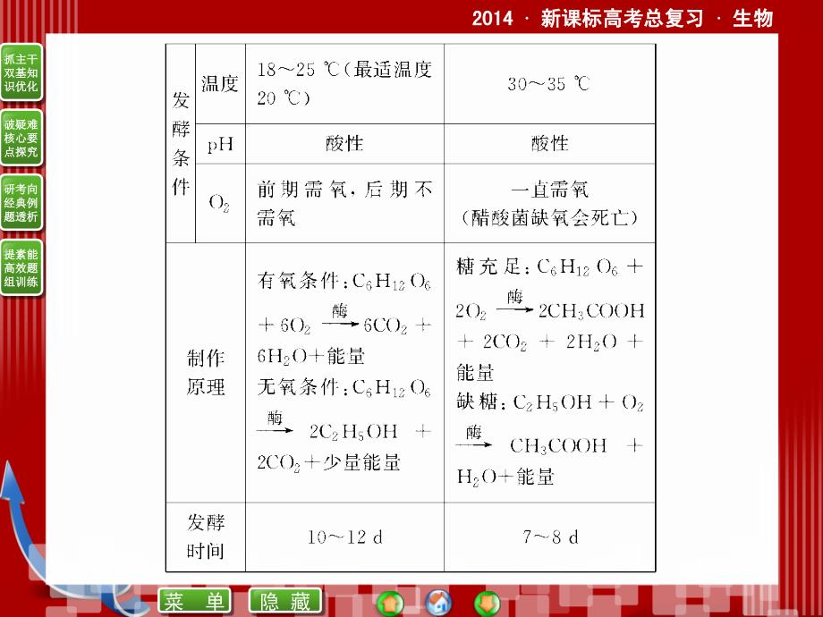 2014届新课标高考生物总复习同步课件：选修1-1_第4页