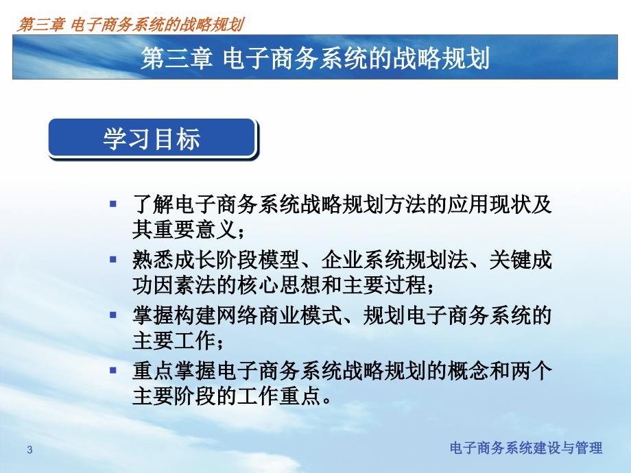 计算机基础课件  第3章 电子商务系统的战略规划_第3页