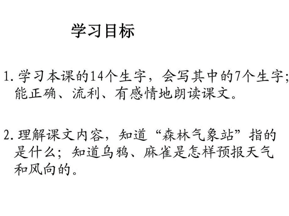 湘教版语文二上《森林气象站》ppt课件_1647700053_第4页