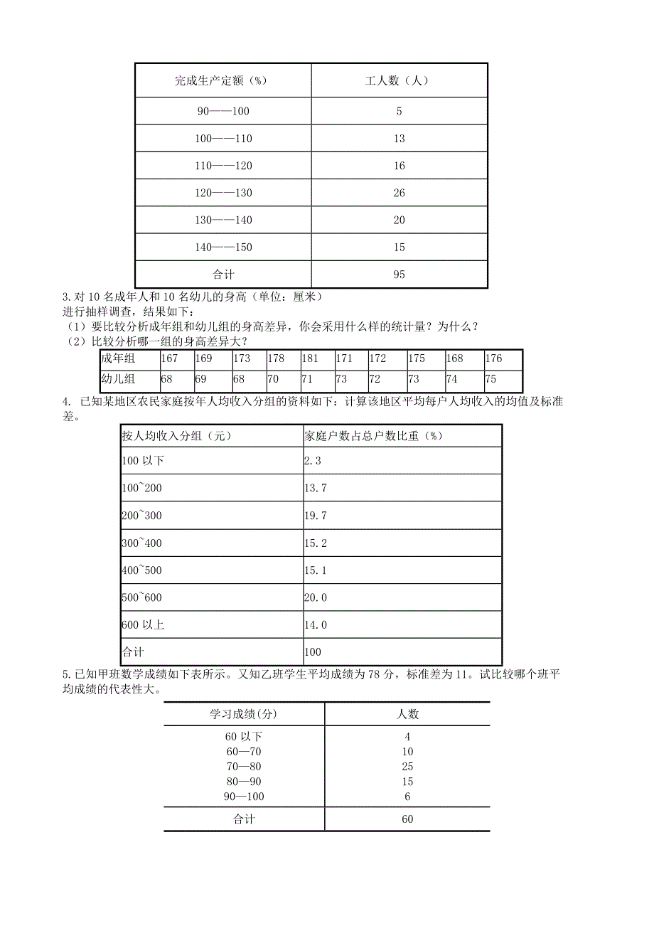 统计学09-10(1)期末复习题_第2页