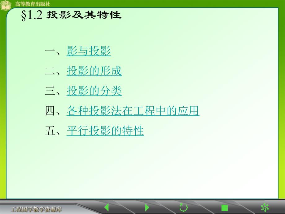 大学计算机课件 1.2投影的基本知识_第2页