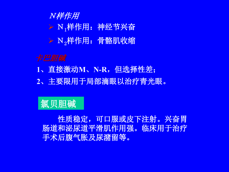 基础药理学 第6章  拟胆碱药幻灯片_第3页