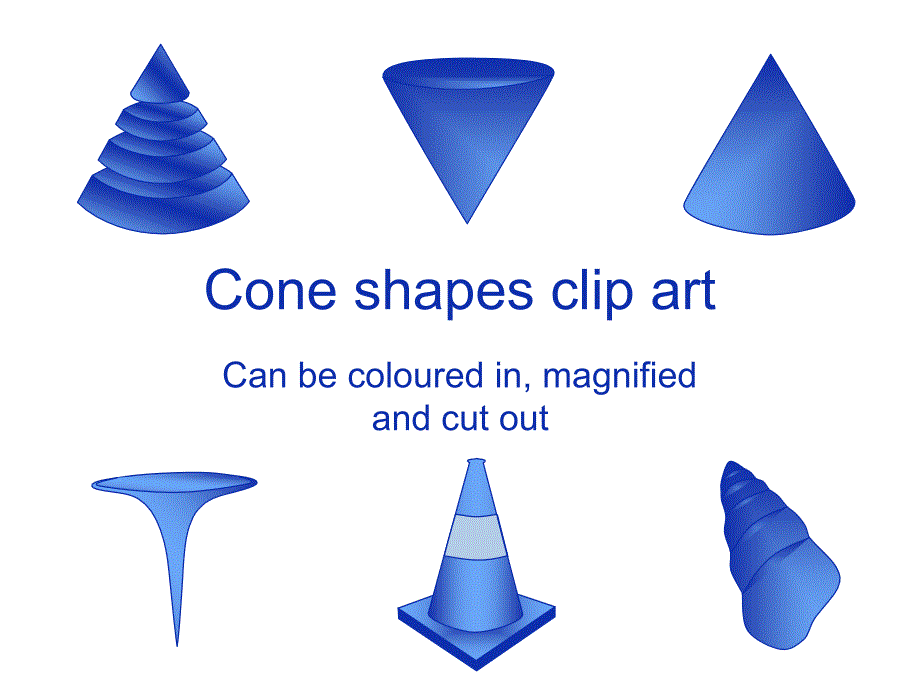 可编辑圆锥图案ppt模板_第1页