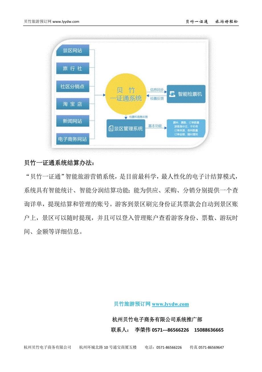 2012杭州贝竹智慧旅游系统合作方案_第5页