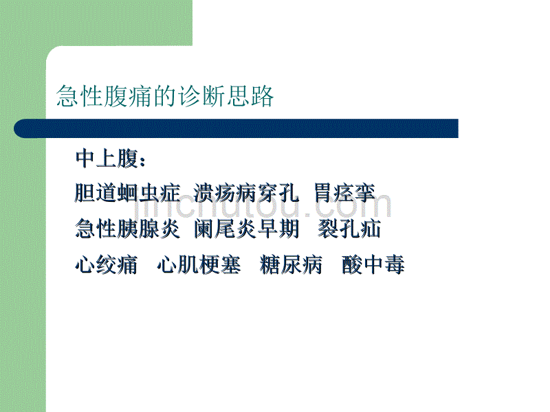 急性腹痛的诊断思路幻灯片_第3页