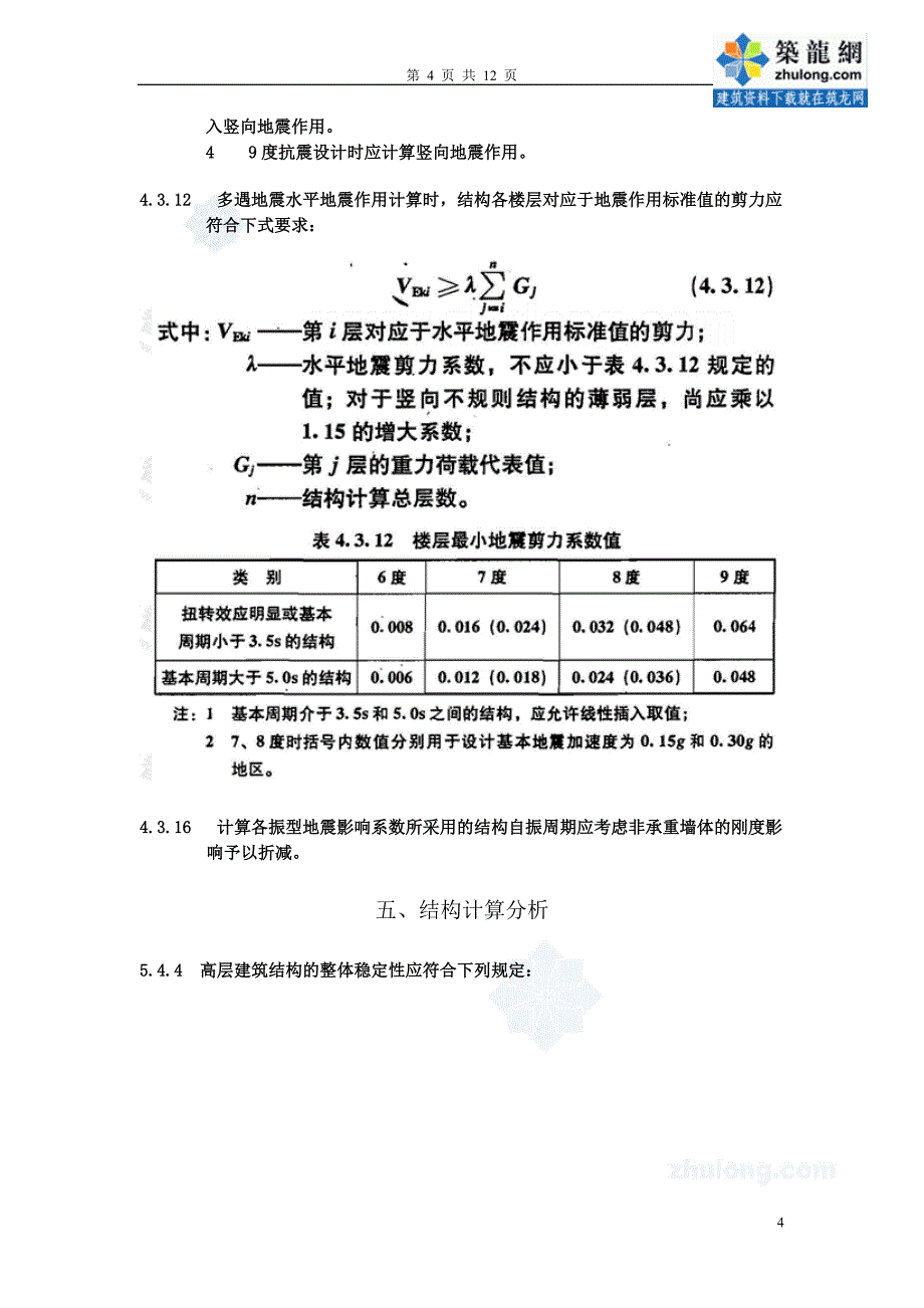 高层建筑规程常用强条总结_第4页