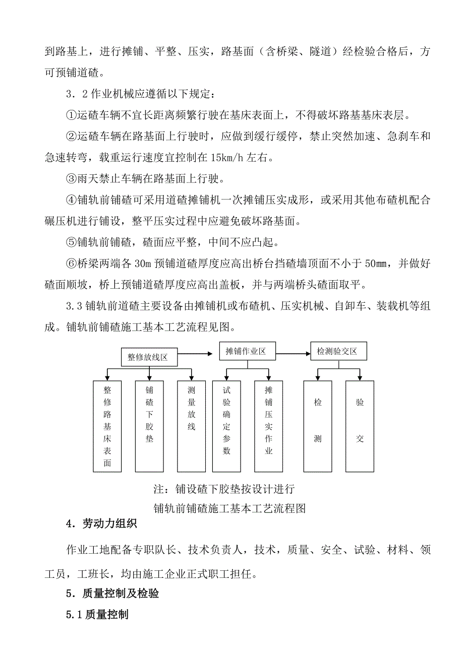 道砟铺设技术交底_第4页