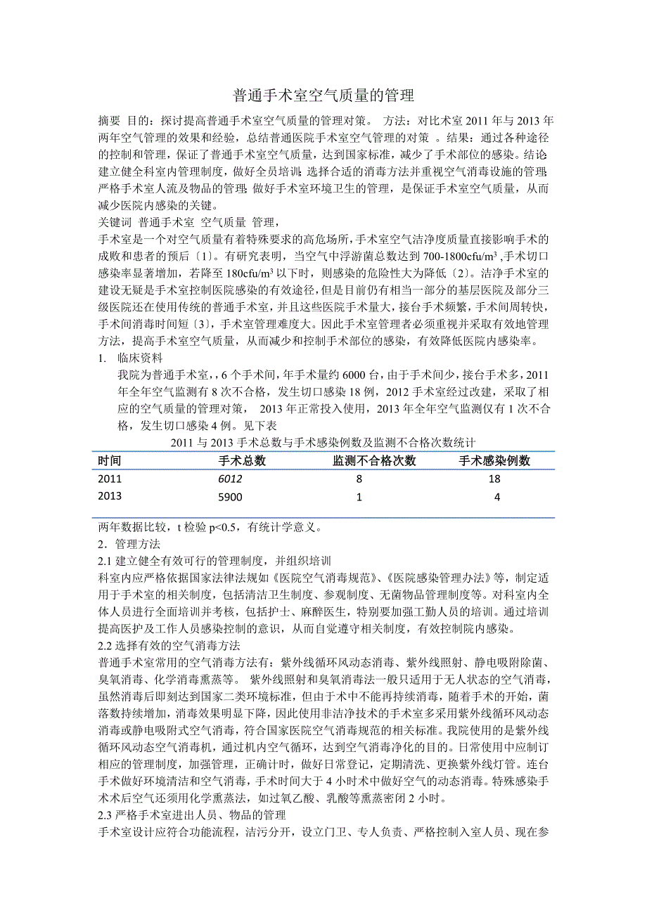 普通手术室空气质量的管理_第1页