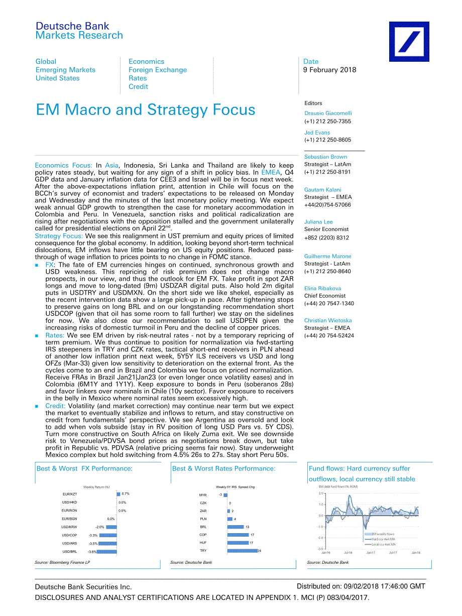 德银-全球-投资策略-新兴市场宏观与策略聚焦_第1页