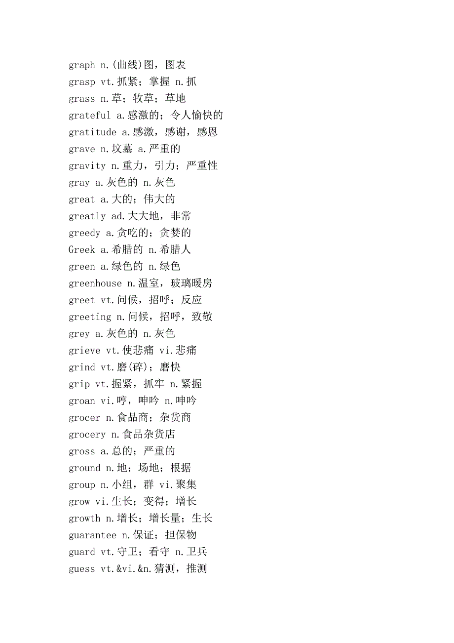 四级词汇(g)_第4页