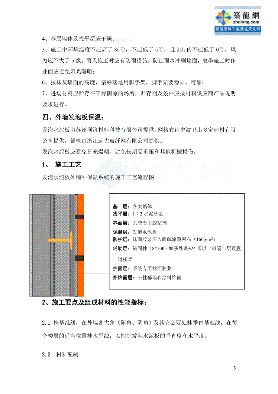 上海商业办公楼外墙发泡水泥板保温系统施工_第4页