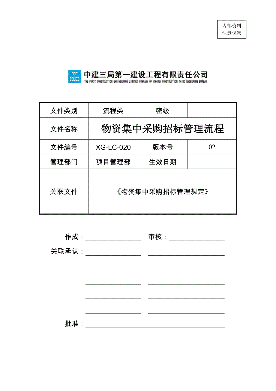 2.5物资集中采购招标管理流程_第1页